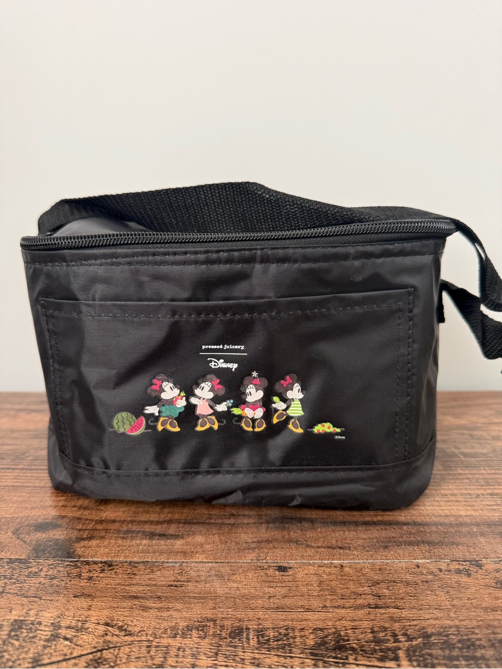 Disney Minnie Mouse Black Lunch Bag